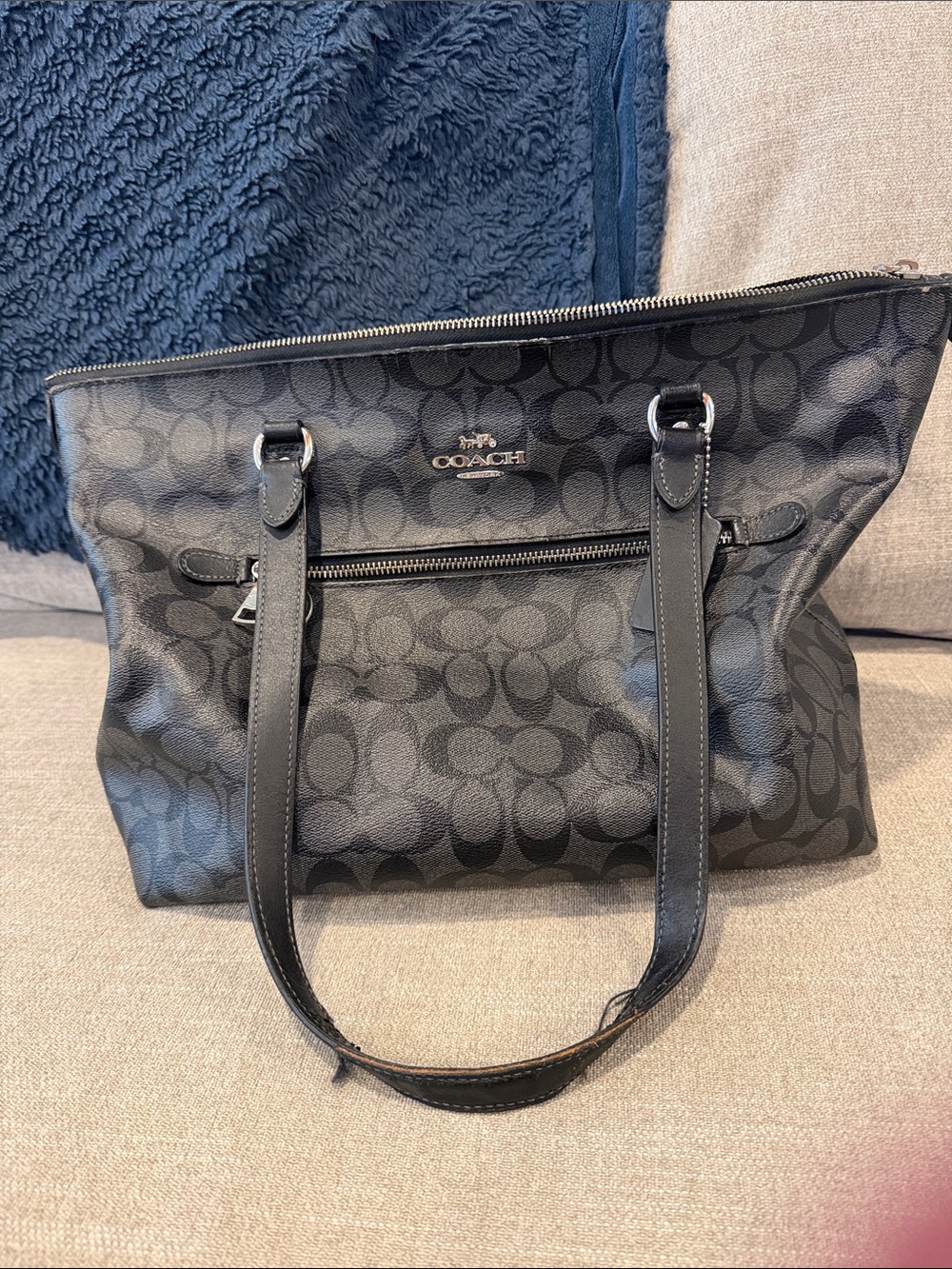 Authentic large coach bag